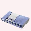 Blue Cotton Bath Towel